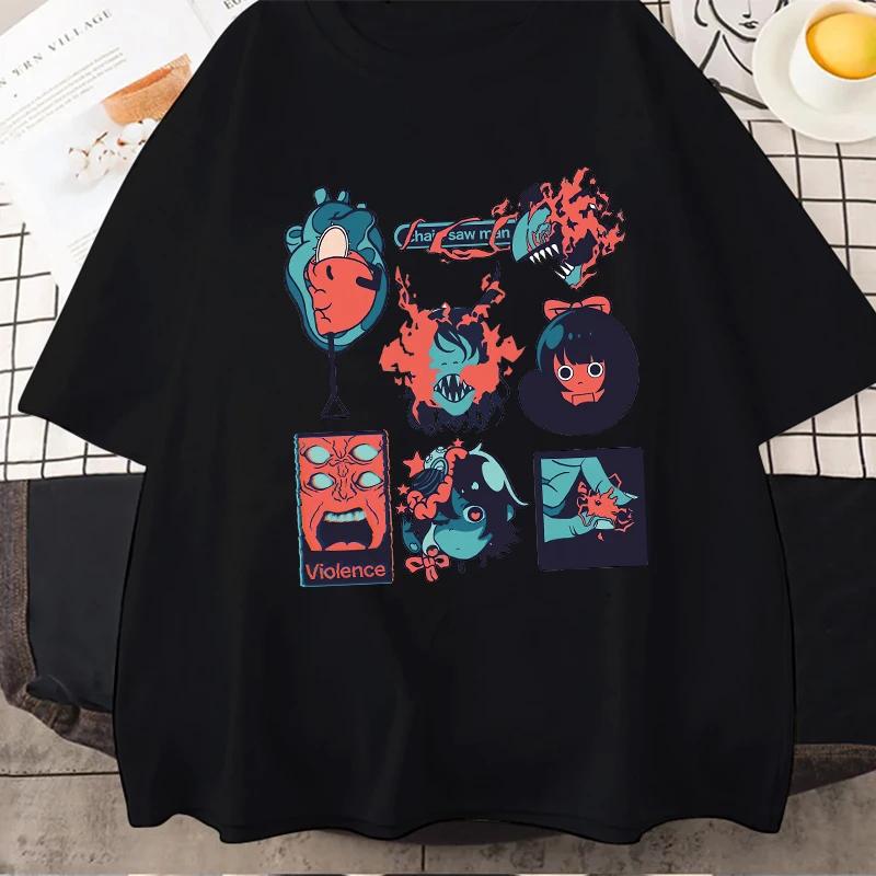 

Japanese Anime T-shirts Comic Cartoon Harajuku Pattern T-shirts Tops Women s Clothing Aesthetic Clothes Graphic T Shirts Y2K Top 4XL