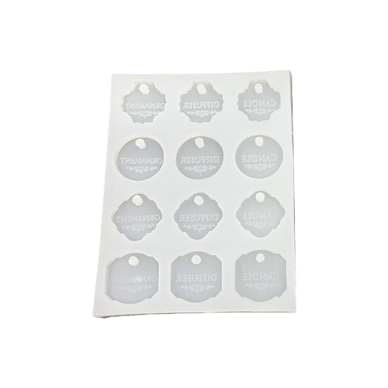 Silicone Name Pendant Mold Handmade English Listed Silicone Molds Suitable for Crafting Baking and Soap Making Food Safe