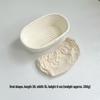 Coș European din Ratant Vietnamez pentru Fermentare - Instrument Rustic pentru Coacerea Pâinii