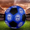 SIZE 5 Portsmouth FC Soccer Ball Colorful All Ages Machine Stitched PVC Competition Ready Durable High-Bounce