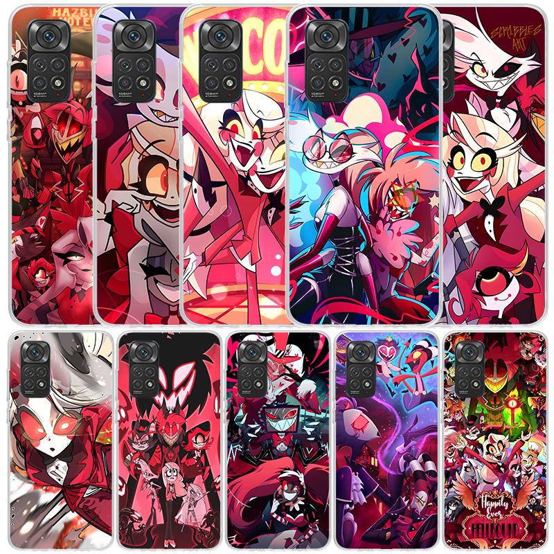 H-Hazbin H-Hotel Angel Dust Soft Cover for Xiaomi Redmi Note 15 14 13 12 Pro Plus Phone Case 14S 11S 11T 11E 10S 10 4G Pattern S