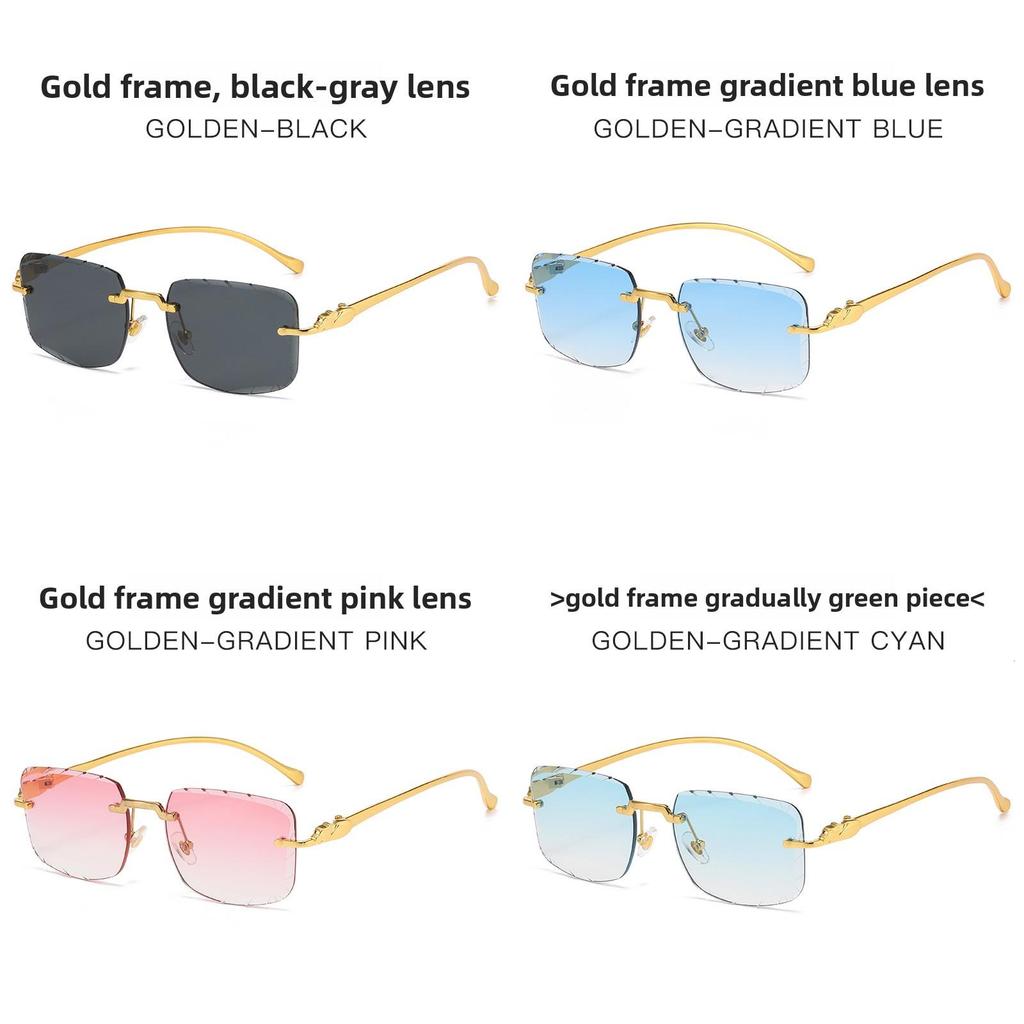 Leopardo Square Sunglasses For Men And Women With Metal Frame And Pc Lenses For Travel