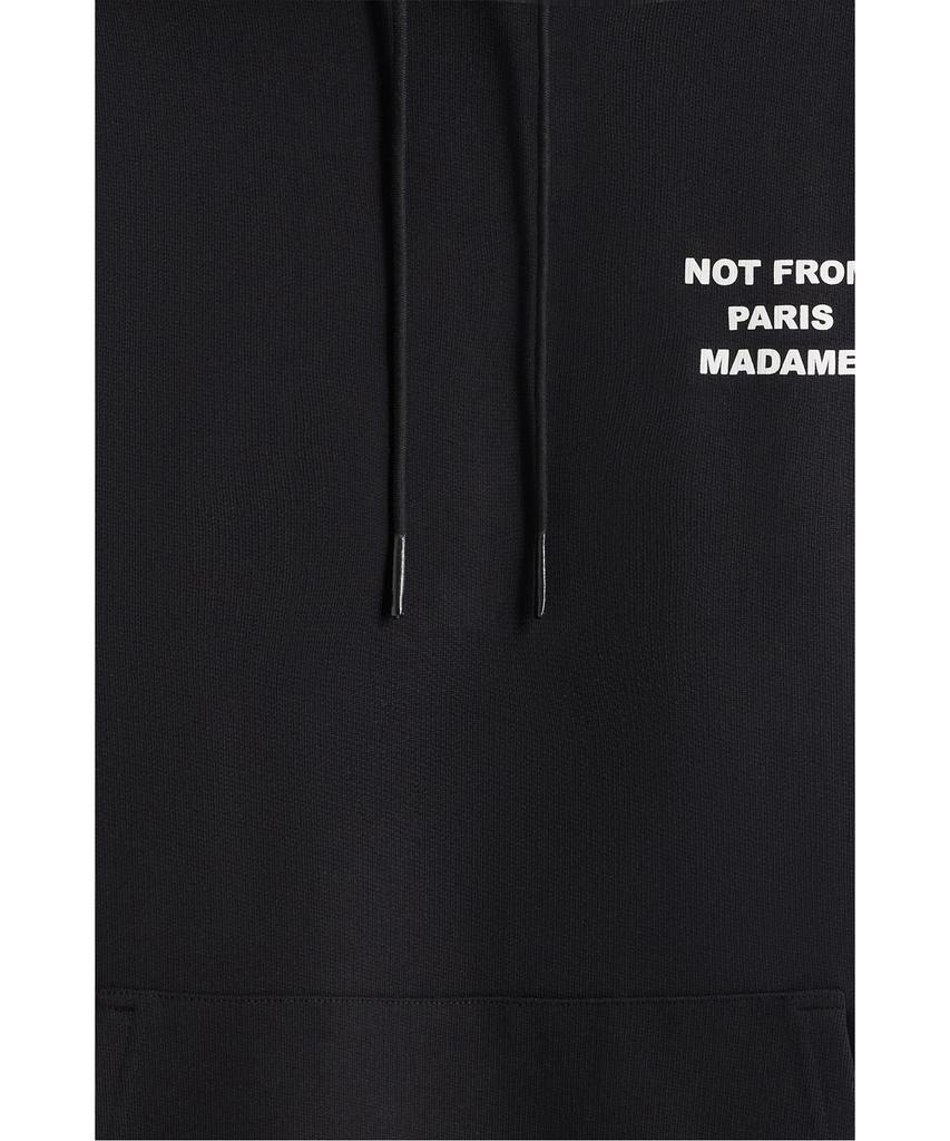 Drole De Monsieur Slogan Hoodie Le Hoodie Slogan D0Ths26001Bkx