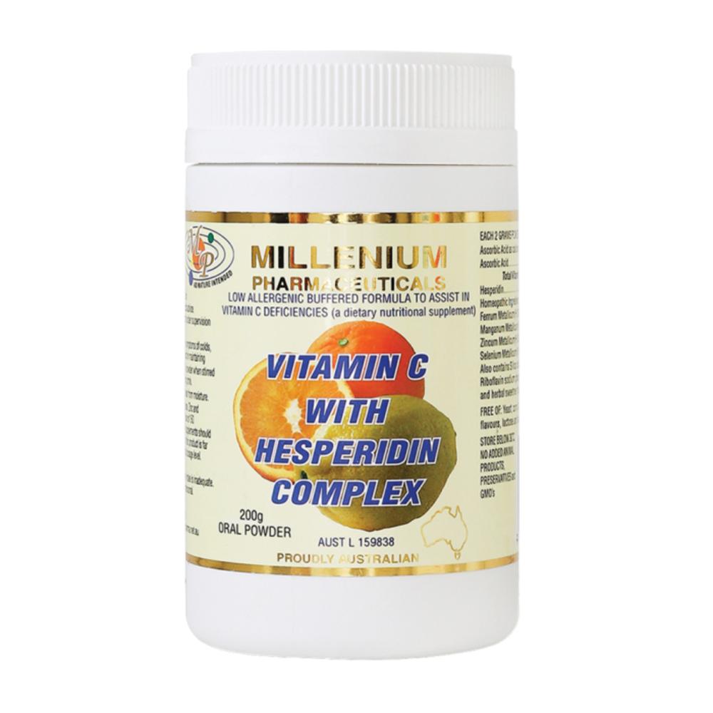 

Millenium Pharmaceuticals Vitamin C with Hesperidin Complex Oral Powder 200g