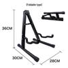 "Foldable 3D Wooden A-Frame Guitar Stand for Folk & Classical Guitars”