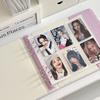 MINKYS Original Design Glittery Love Heart PU 6 Space Kpop Photocard Binder Collect Book Idol Photo Card Holder Photocards Album