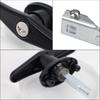 Left Right Lock Set - 2 Lock Bodies, 4 Keys, 4 Screws, 2 Wheel Locks - Aluminum Alloy - Universal Key System - Adjustable Cam