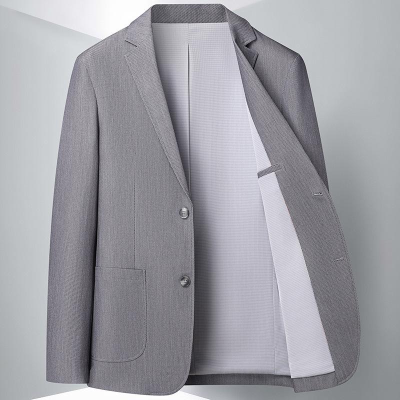 Spring and Autumn Light Luxury Business Single West Middle-aged and Young Solid Color Single-breasted Trendy Suit Jacket