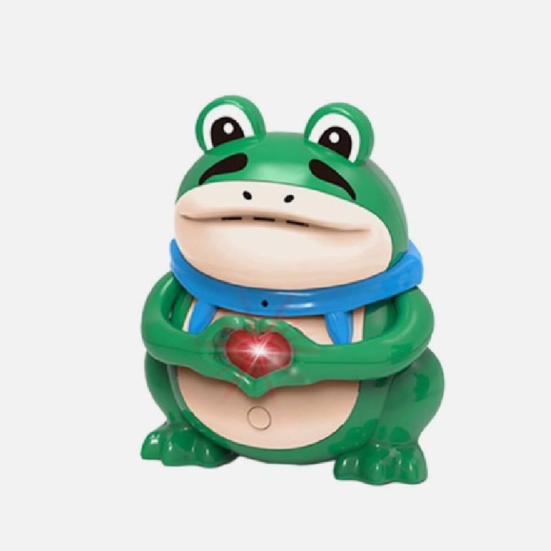 Cute Green And Pink Heart Frog Light Up Love Messaging Recording Fun Car Decoration