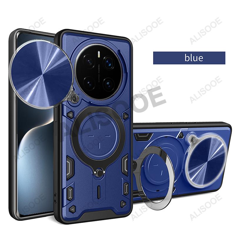 Чехол-броня Funda для Honor Magic 7 Pro Чехол со шторкой для камеры Кольцо-подставка Защитная крышка для телефона для Honor Magic 7 Pro 5G Ударопрочный Capa for Honor Magic 7Pro