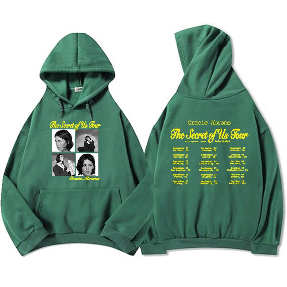 Men Streetwear Album The Secret of Us Sweatshirt Gracie Abrams Graphic Hoodies Moletom Winter Fleece Hooded Pullover