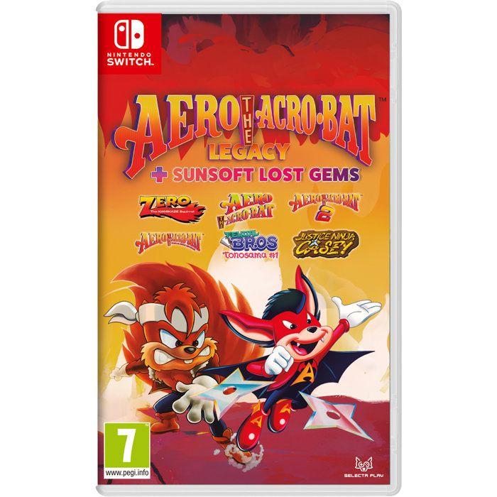AERO THE ACRO-BAT LEGACY+SUNSOFT LOST GEMS SWITCH EURO NEW (GAME IN ENGLISH) - Bild 3