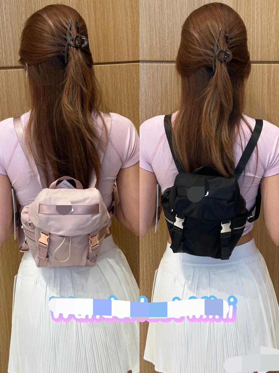 

Женский мини-рюкзак Lulu 2025 3L - Многофункциональный, модный и спортивный для ежедневных поездок на работу Pink