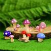Resin Mushrooms for Outdoor and Indoor Use for Home Decoration Garden Projects Weather Resistant Miniature Ornaments