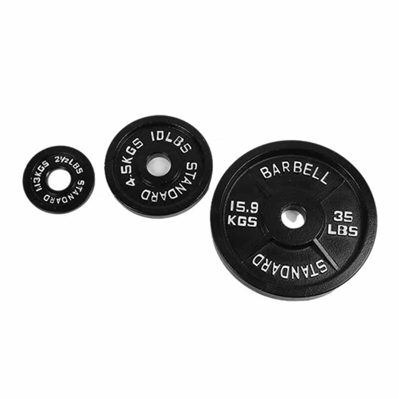 WEZHO Cast Iron Olympic Barbell Weight Plate