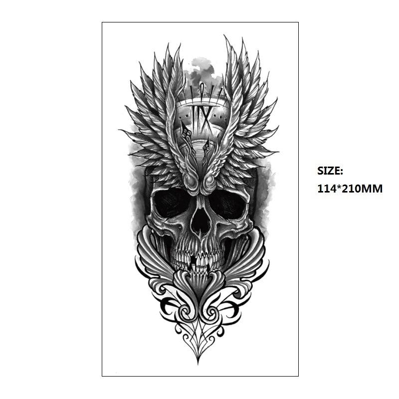 Black Astronaut Beautiful Woman Classical Figure Small Full Arm Xqb Water Transfer, Simulation Disposable Tattoo Sticker