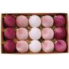 Christmas Tree Ornament 8cm 12 Velvet Christmas Balls Dot Wrap Cloth Ball Christmas Decorations Hanging Ornaments