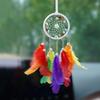 Vintage Creative Feathers Dream Catcher Mini Window Hangings Car Pendants Handmade Wind Chimes For Girls Holidays Gifts