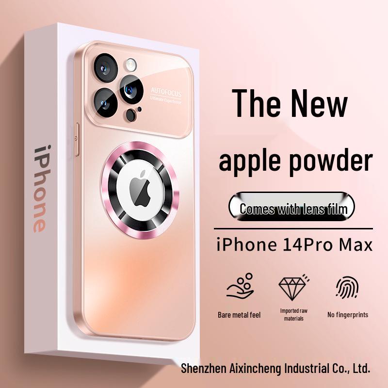 Apple 14 Pro Max MagSafe kompatibilní matné sklo pouzdro na iPhone 16