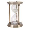 Bussola Decorativa in Sabbia Metallo Clessidra Sabbia Timer Decorativo Vintage Alta Lucentezza Sabbia Sostituibile Orologio Clessidra