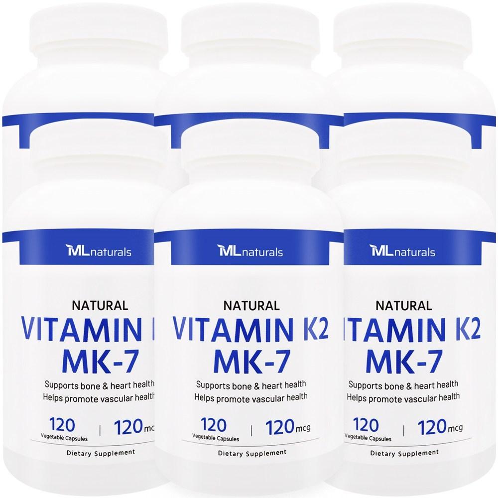 My Life Naturals Vitamin K2 120mcg 120 Tablets 6 pcs