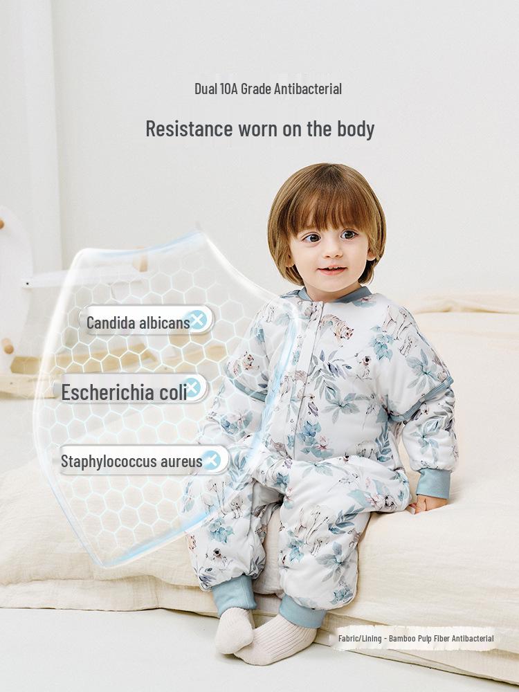 iBaby Wool Baby Sleeping Bag - Autumn/Winter Anti-Kick Quilt