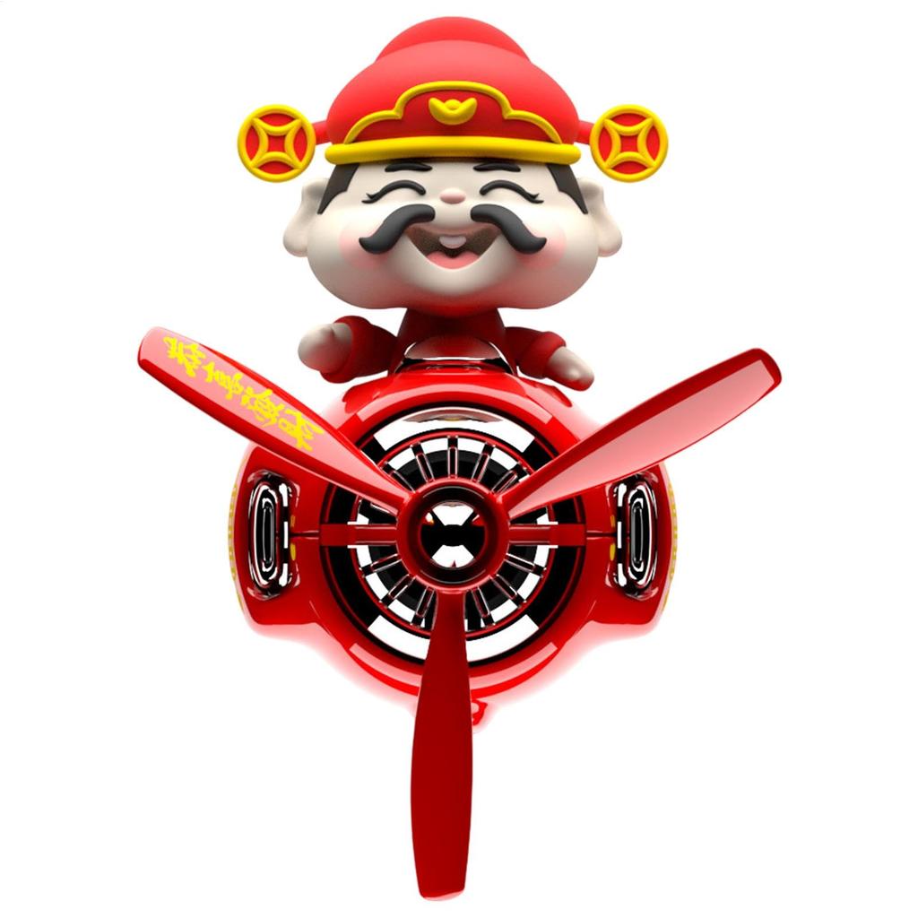 Propeller Car - New Year Rotating Propeller Clip, Pilot Car Air
