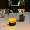 Retro Rechargeable LED Table Lamp, USB Portable Night Light, Novelty Atmosphere Lighting for Bedroom, Bar & Bedside