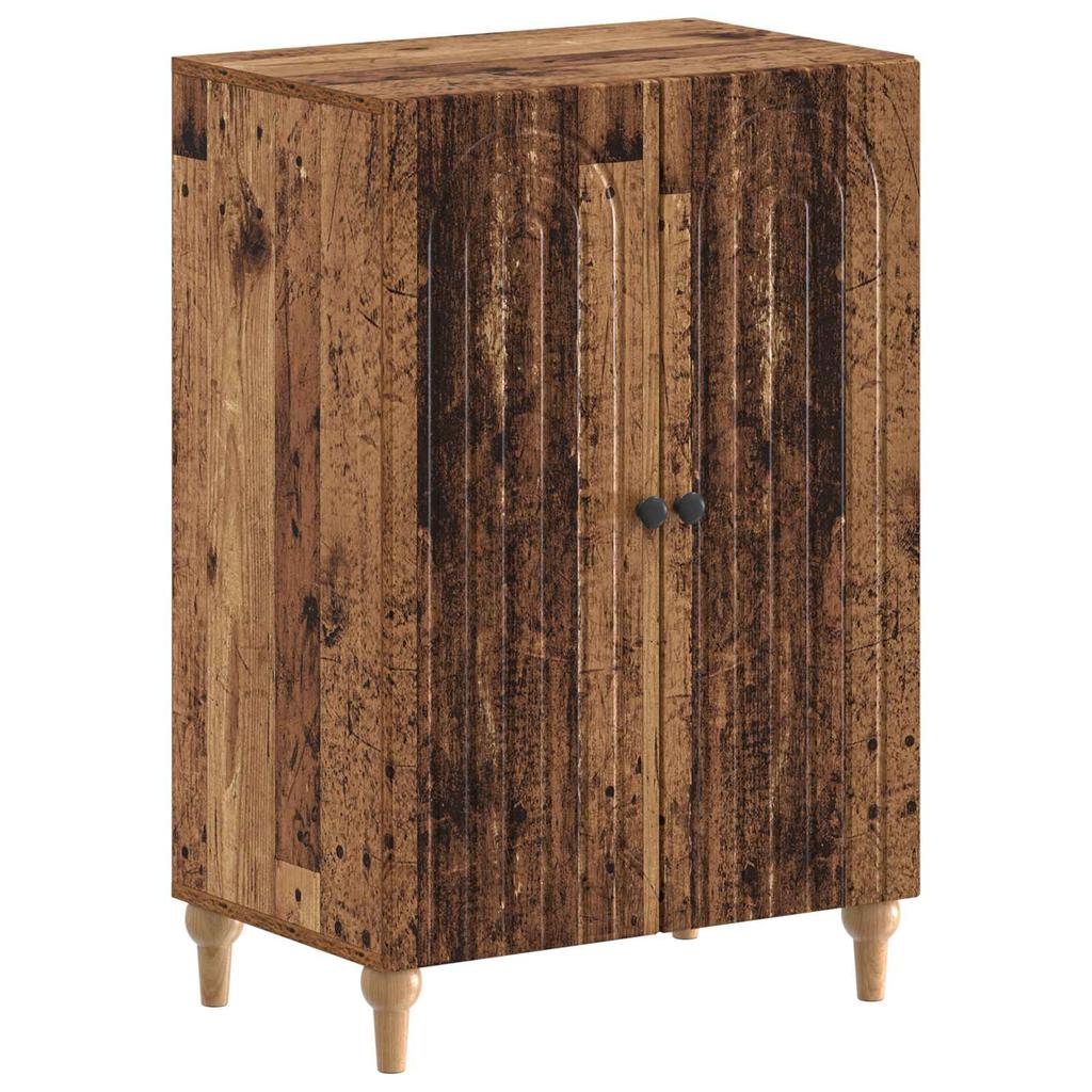Shoe Cabinet ALKMAAR 59.5 x 39.5 x 90 cm Engineered Wood Reclaimed Wood