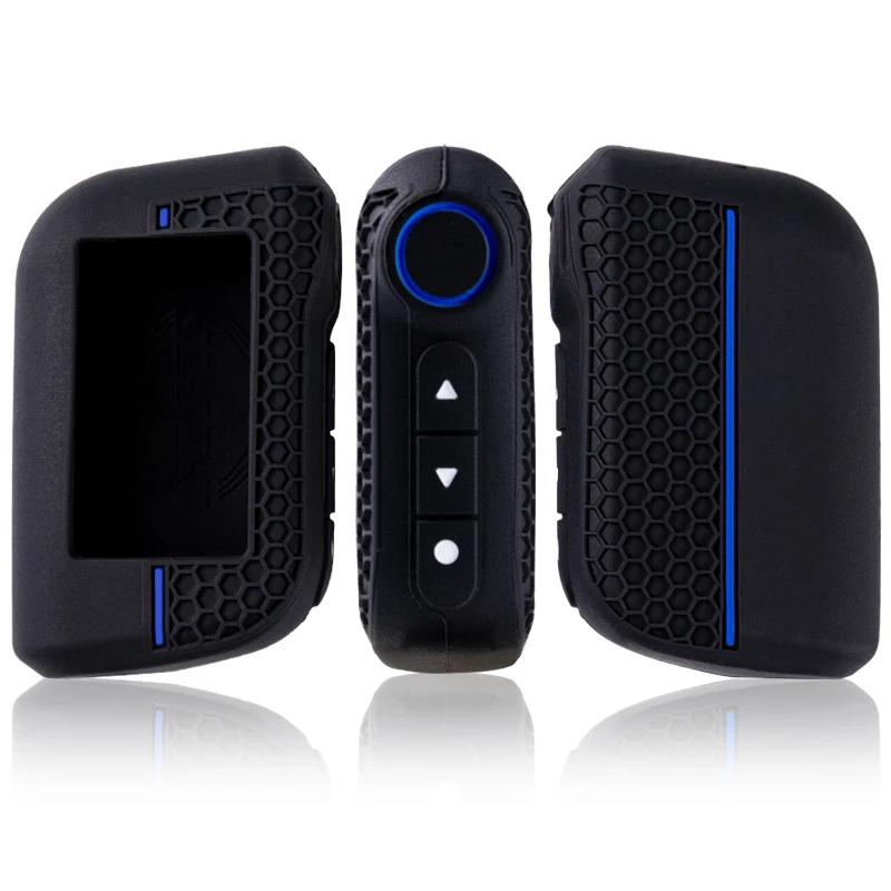 Silicone Silicone Smart Key Fob Cover Remote Fit For Starline A93 A63 Russian Version Two Way Auto Alarm Lcd Smart Controller Key Ring