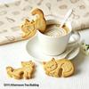1/5 Stück Hängende Tasse Katzenkeksform Cartoon-Tier 3D-Keksausstecher Fondant-Backform