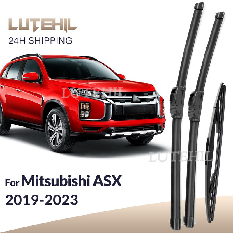 For Mitsubishi ASX - Wiper Front & Rear Wiper Blades Windshield Windscreen Window Brushes 24 +21 +10 Mitsubishi ASX