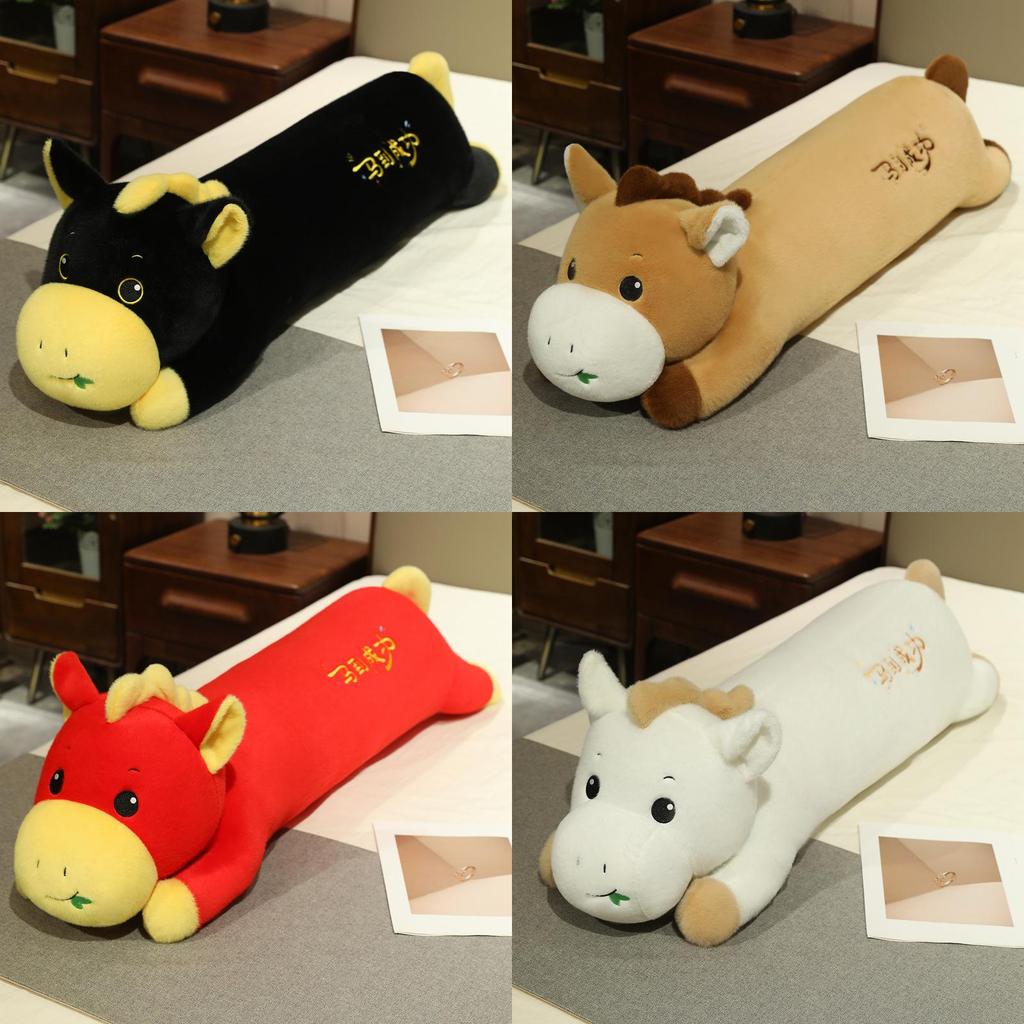 Horse Plush Pillow Large Soft Animal Cushion For Home Decor And Relaxing Comfort