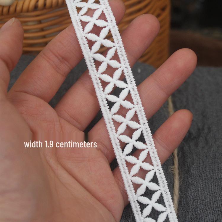 Hollow Milk Silk Lace Trim for DIY Shoulder & Waist Belt Decoration