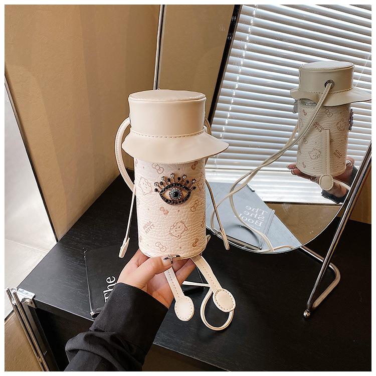 

Mobile phone bag female messenger new mini bucket bag niche messenger bag mini shoulder light luxury bag