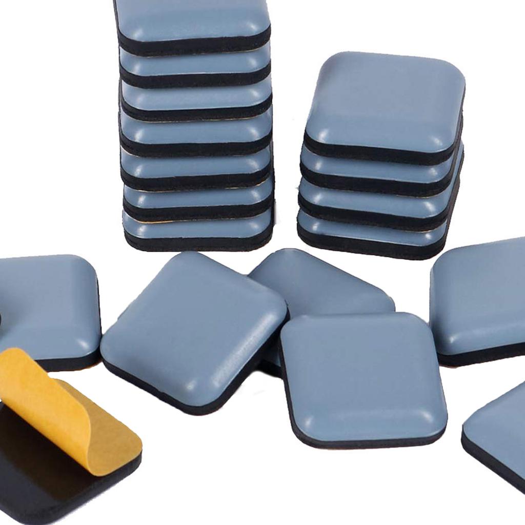 Pack of 50 Practical Adhesive Furniture Sliders Pad Quiet Glides Floor Protectors Accessory for Hardwoods and Carpet