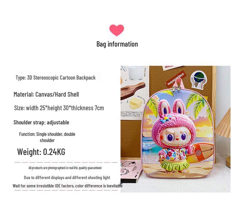 12-inch Cross-border Cartoon Rag Doll Backpack for Kids