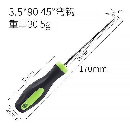 

Oil Seal Hook Screen Change Tool Screen Spline Remover Hook Window Screen Removal Hook for Window Screen Repair Door Screens