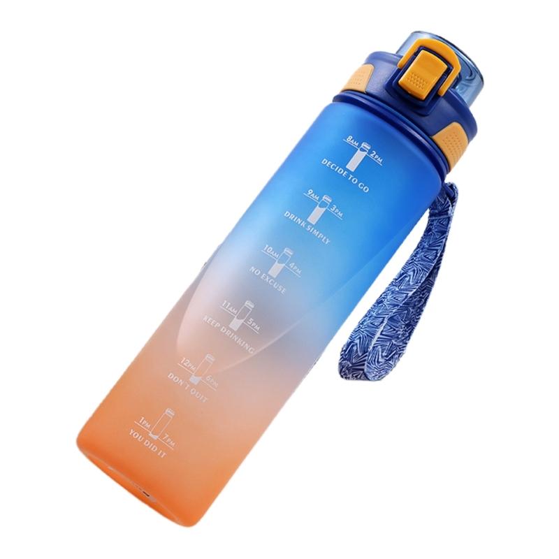 

Student School Water Bottles Unique Water Bottles Reusable Water Bottles for Fitness and Outdoor Use синій