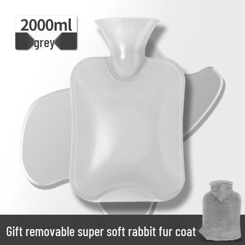 Extra Long Hot Water Bottle for Bed - Thickened Design for Warm Feet and Sleep Comfort