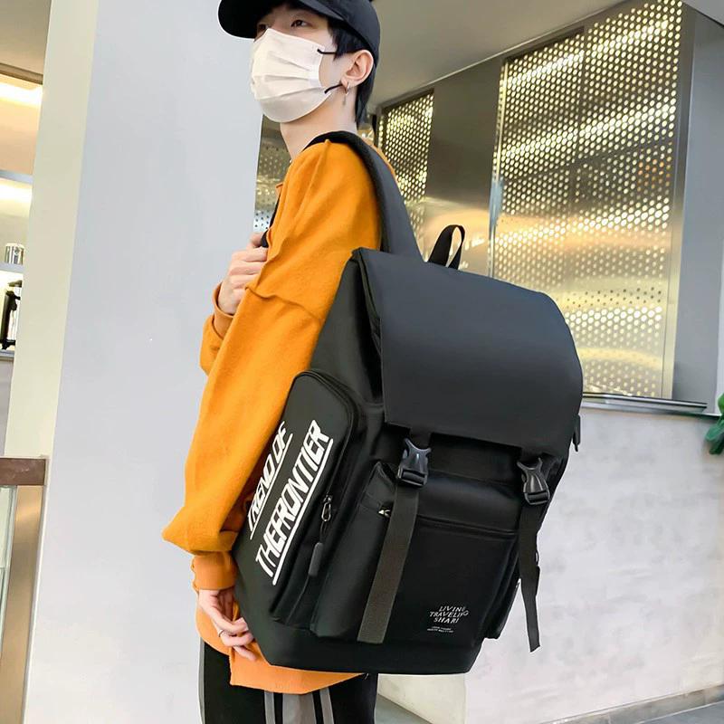 Unisex Fashion Print Backpack, New Design Canvas Backpack, Large Capacity School Travel Bag with Laptop Compartment