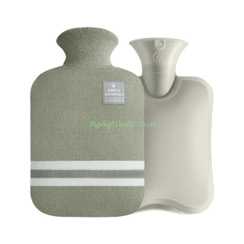 

24TE Hot Water Bag Hot Water Bottle Heat Up Bag for Pains Relief Hot Cold Therapys