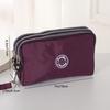 Portable Handheld Cell Phone Wallet, Triple Zipper Ladies Clutch Bag, Large Capacity Handheld Coin Purse