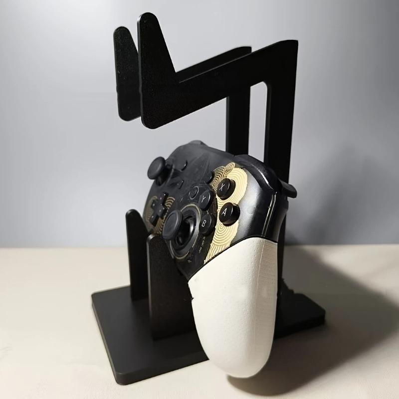 Universal Game Controller Holder Clear Acrylic Mount Bracket Space Saving Storage Rack for Gaming Room Home Use