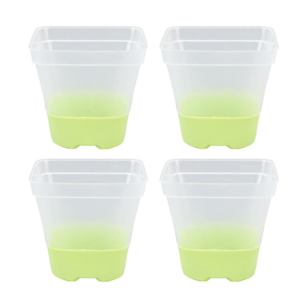 12 Stück Wiederverwendbarer Plastik-Anzuchttopf mit 12 Etiketten Drainagelöchern Weicher Silikonboden Blumenanzucht