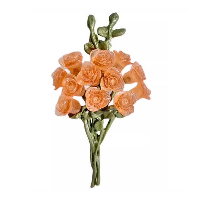 Rose Bouquet Brooch Women'S 2023 Corsage Anti-Light Pin Niche Design Sense Suit Accessories