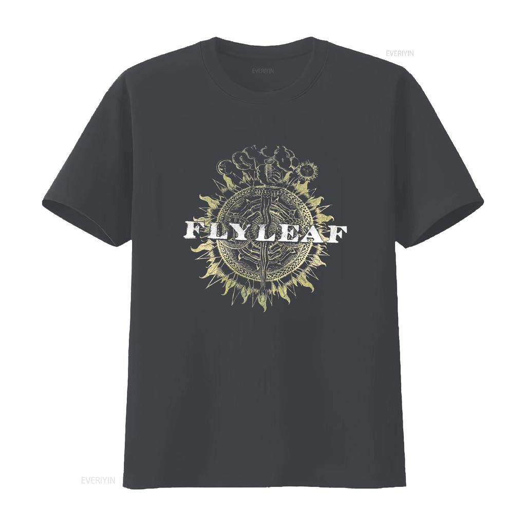 FLYLEAF  Unite Fight Tour Black T Shirt U S Dates SZ XL NWOT Vintage Washed Casual Soft Graphic Versatile