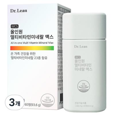 Dr.Lin All-in-One Multi Vitamin Mineral Max 60p, 60 Tablets, 3 Units