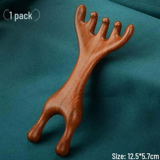 Luxus Sandelholz Kopfhaut Massagekamm: Pflegendes Haar- & Verstopfungsentfernungswerkzeug