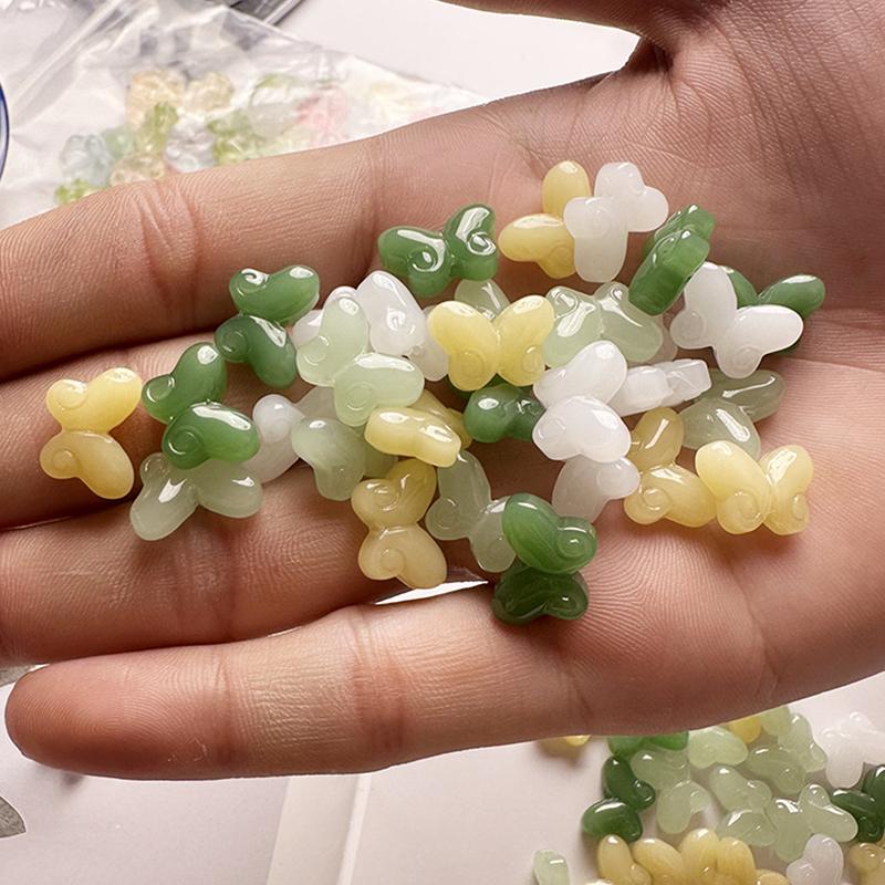 10pcs/Lot Mixed Butterfly Lampwork Beads Glass Glaze Beads For Jewelry Making Findings DIY Bracelet Earring Hairpin Accessories
